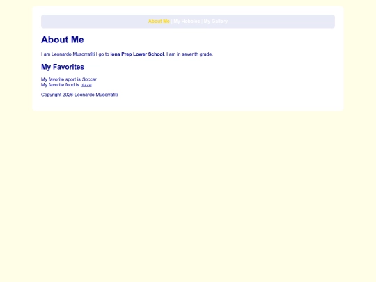 index screenshot