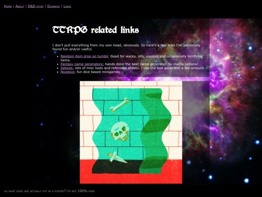 dnd/links screenshot