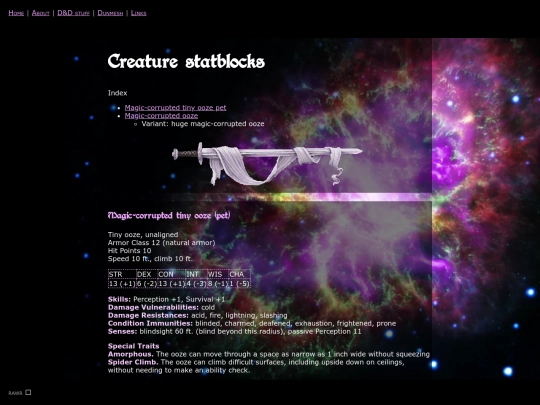 dnd/statblocks screenshot