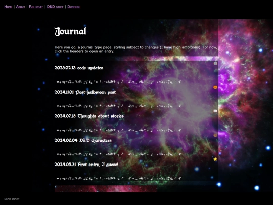 me/journal screenshot