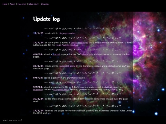 updates screenshot