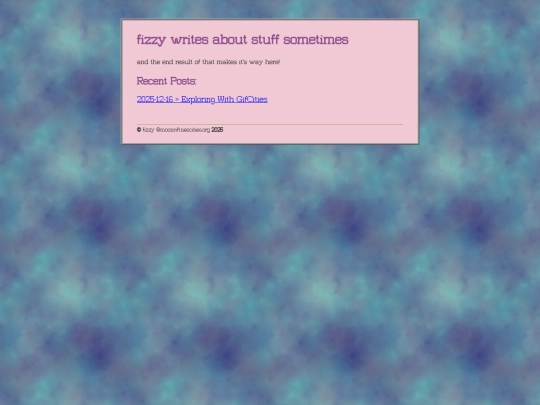 blog screenshot