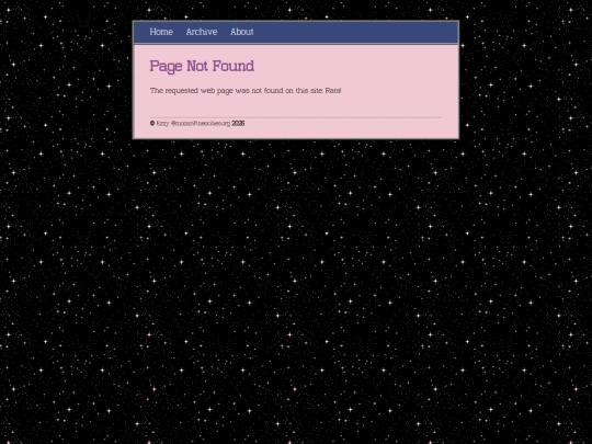 blog/not_found screenshot