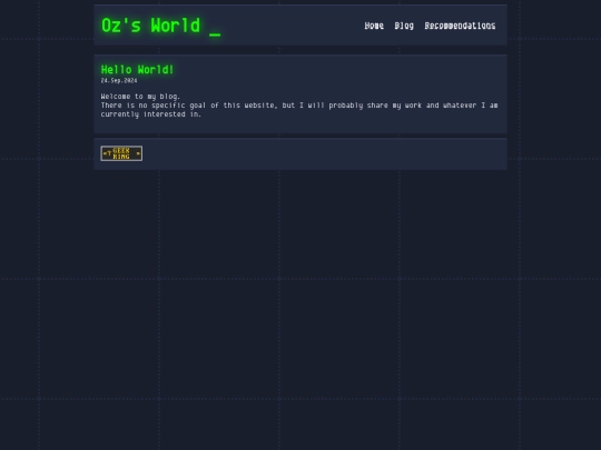 blog screenshot