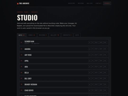 studio screenshot