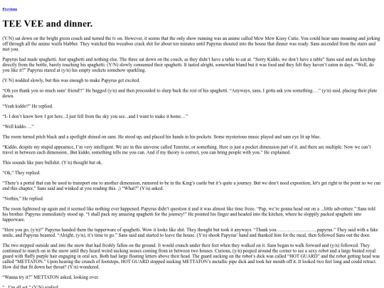 fanfiction/post_sans_fuck screenshot