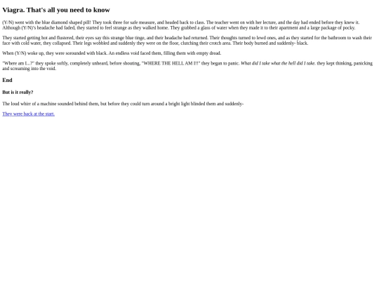 fanfiction/viagra screenshot
