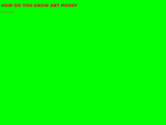 mossy screenshot