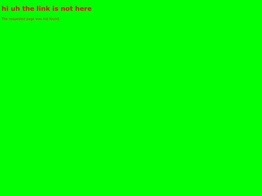 not_found screenshot