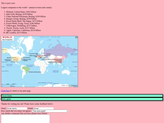 Trivia screenshot