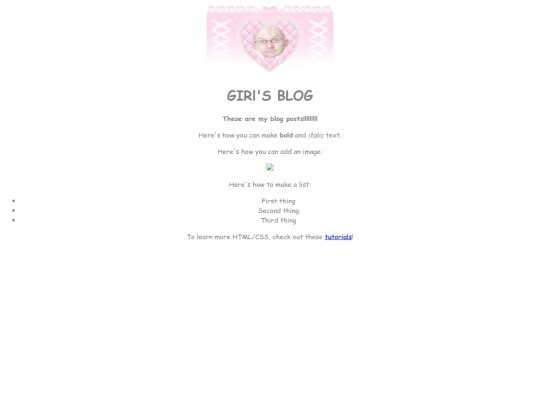 blog-posts screenshot