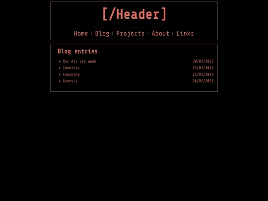 blog screenshot
