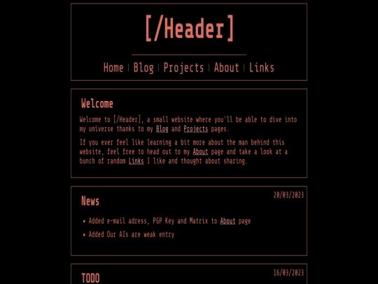 index screenshot