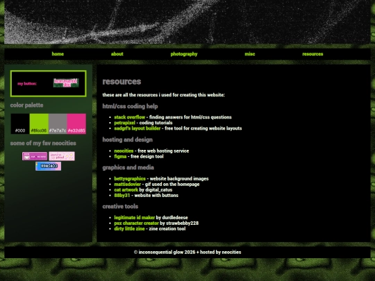 resources screenshot