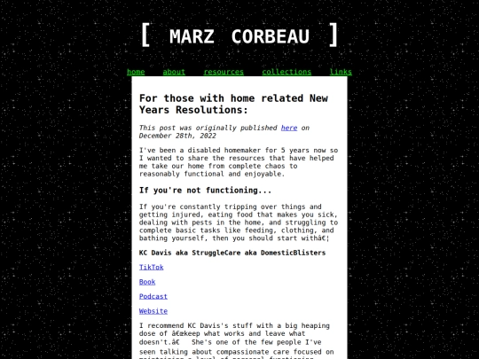 tumblrarchive/homenewyearsresolutions screenshot