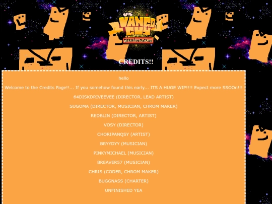 credits screenshot