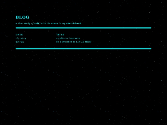 BLOG screenshot