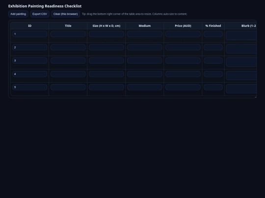 inglanceinpause screenshot