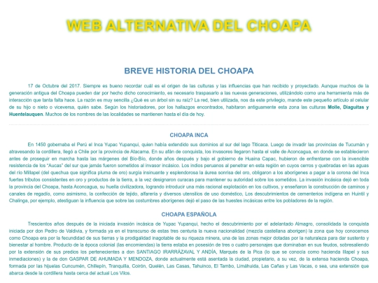 choapa-historia screenshot