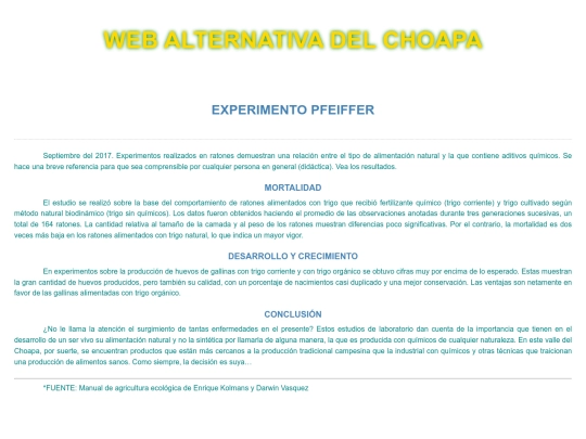 experimento-comida screenshot