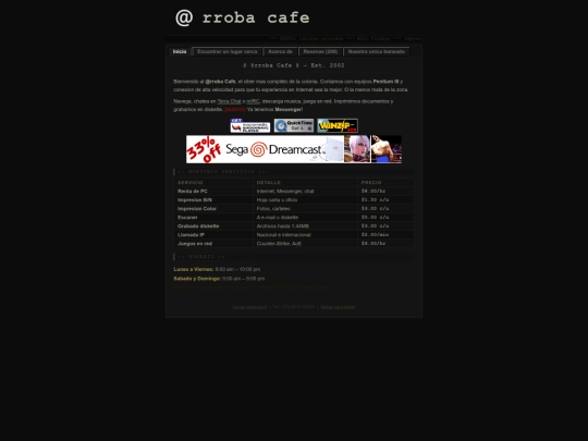rrobacafe screenshot