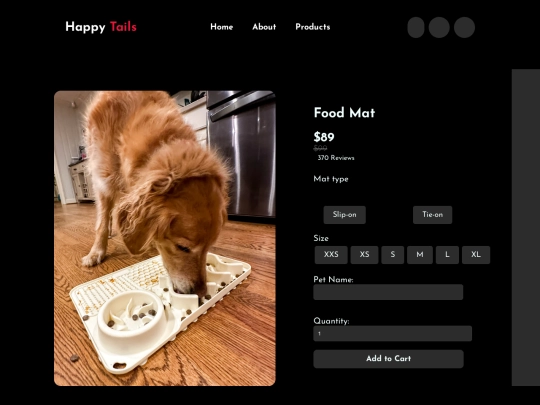 happy tails/HTML/product5 screenshot