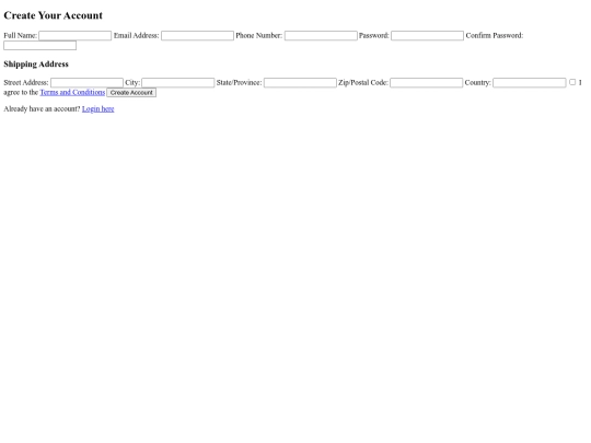 happy tails/HTML/signup screenshot