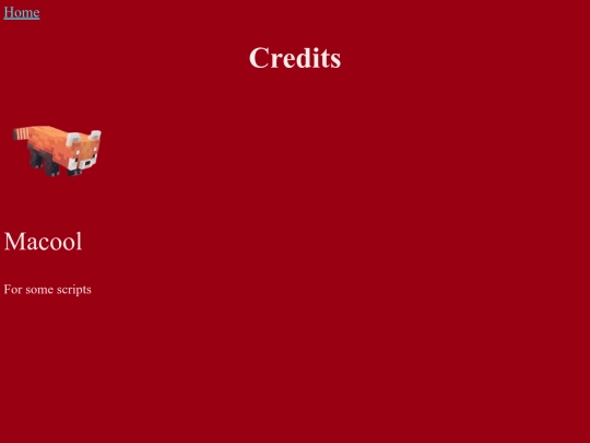 Credits screenshot