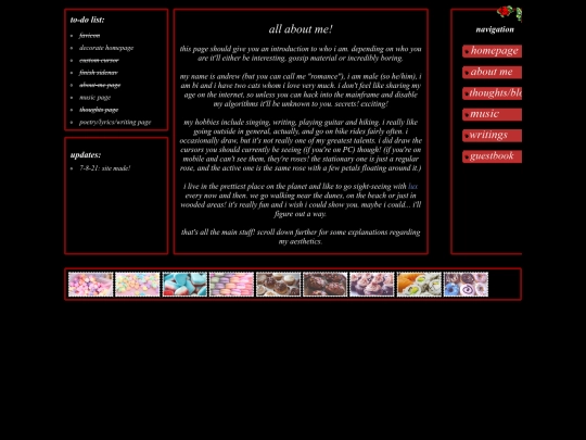 aboutme screenshot