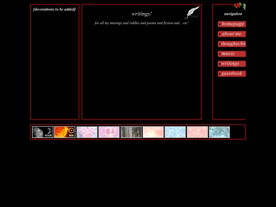 writings screenshot
