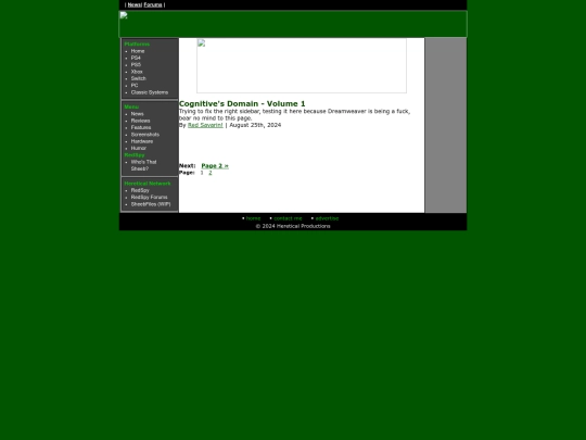 RedSpy/columns/redsrantings/testpage screenshot