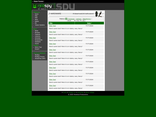 RedSpy/hardware screenshot