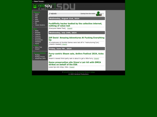 RedSpy/newsindex screenshot