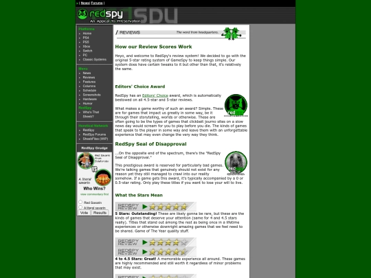 RedSpy/reviews/ratingssystem screenshot