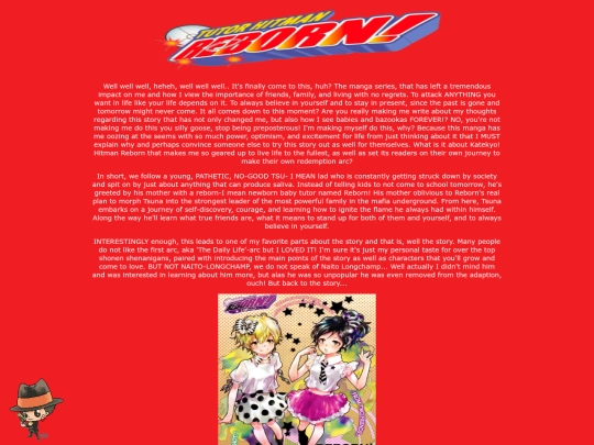 anime and manga essays/manga essays/005 Katekyo Hitman Reborn/INDEX screenshot