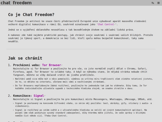 index screenshot
