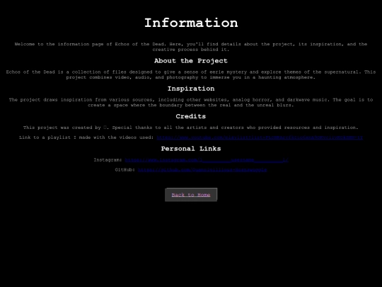 info screenshot