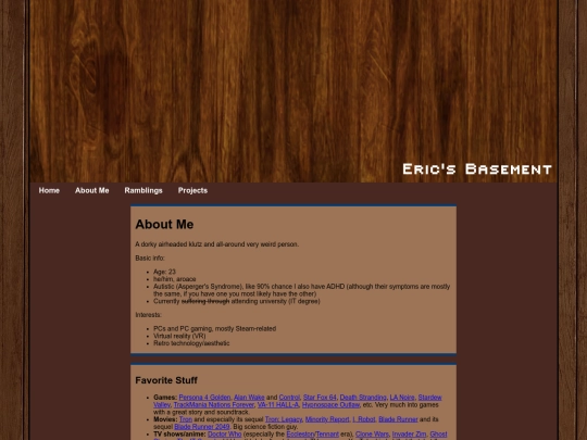 aboutme screenshot