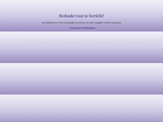 bedankt screenshot