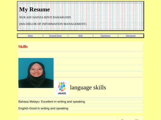 skills screenshot