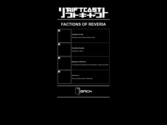 dex/cast/factions screenshot