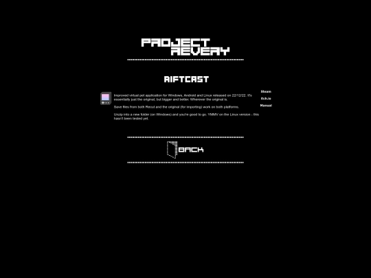 info screenshot