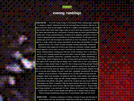 eveningramblings screenshot