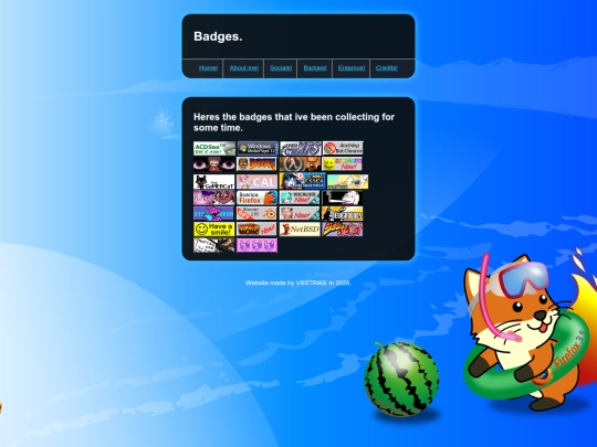 badges screenshot
