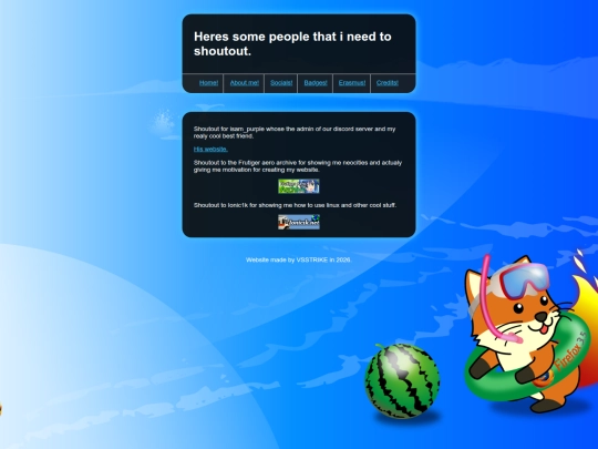 credits screenshot