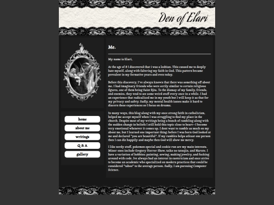 about-me screenshot