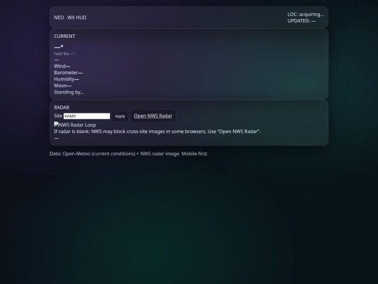 index screenshot