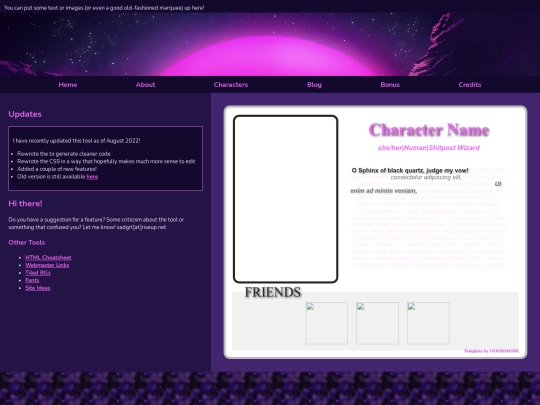 test screenshot