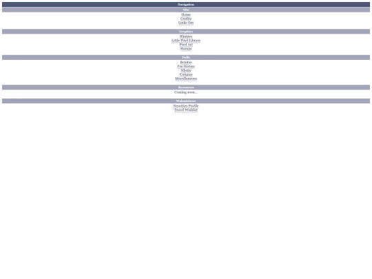 Layout/navigation screenshot