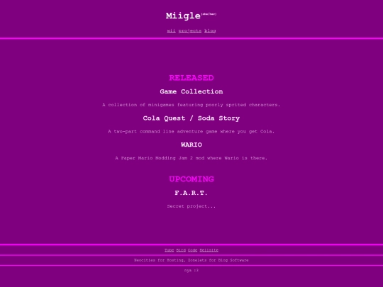 projects screenshot